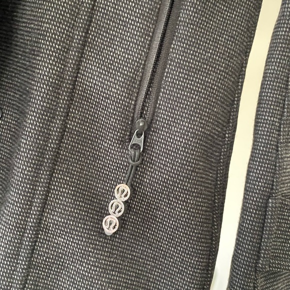 Lululemon Audrey Rare Tweed Black White Jacket Coat 4 - Picture 7 of 8